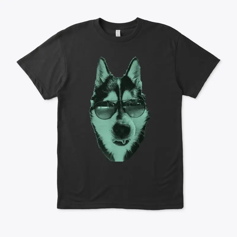 CoolLikeAHusky - Black/Green