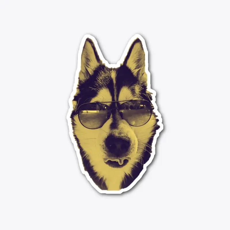 CoolLikeAHusky - White/Yellow