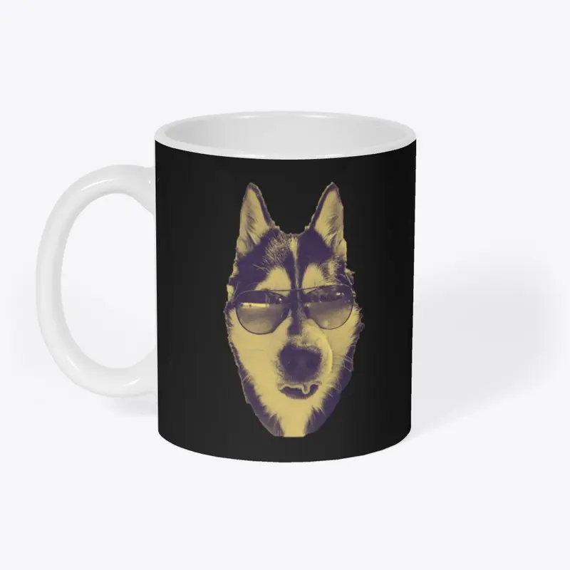 CoolLikeAHusky - Black/Yellow