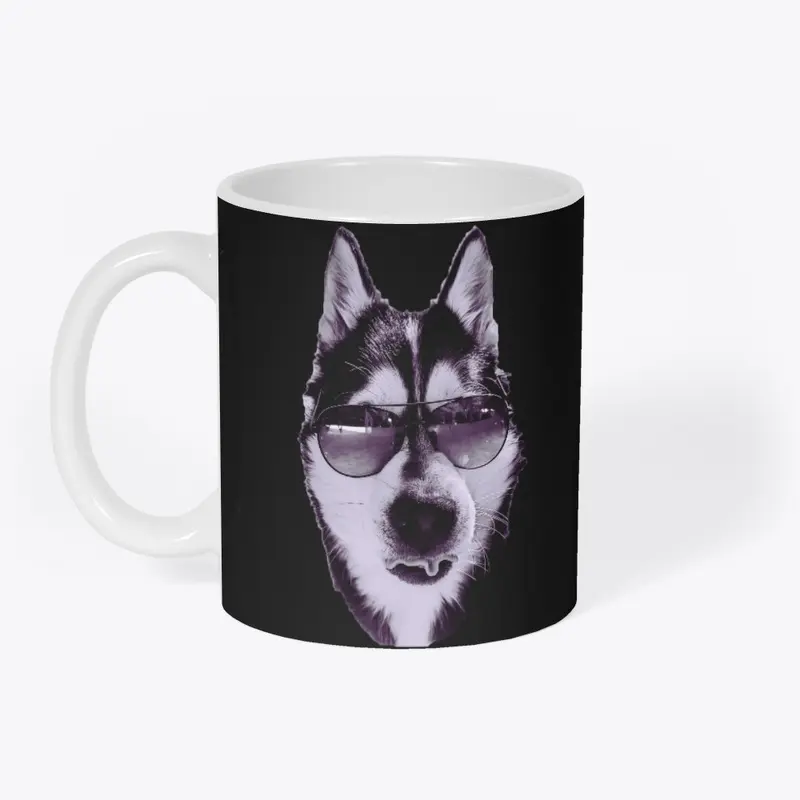 CoolLikeAHusky - Black/Purpel