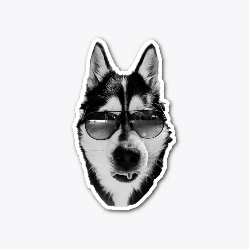 CoolLikeAHusky - Black/BW