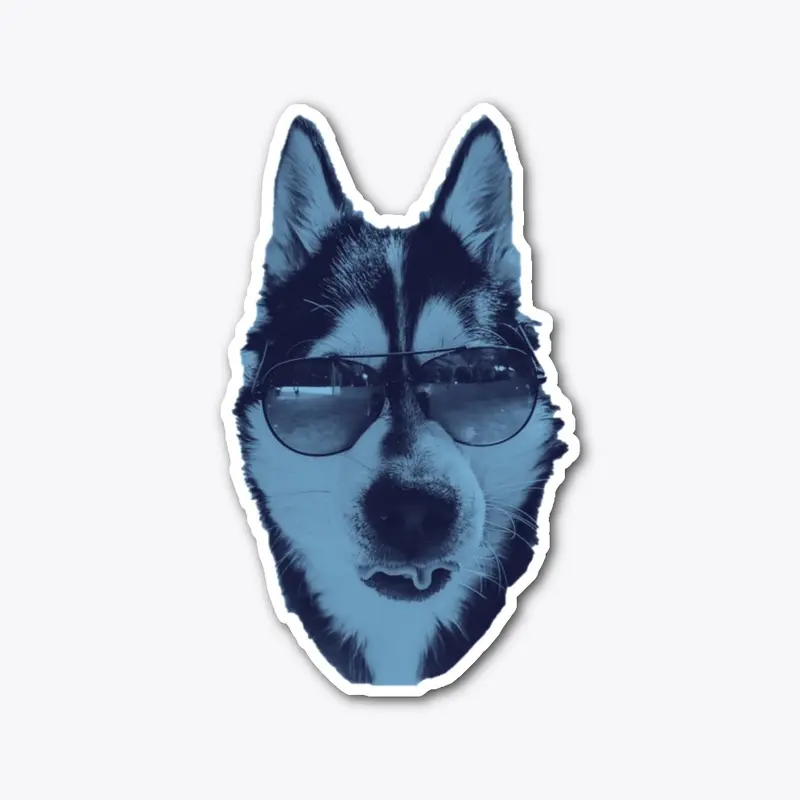 CoolLikeAHusky - Black/Blue